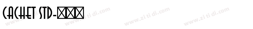 cachet std字体转换